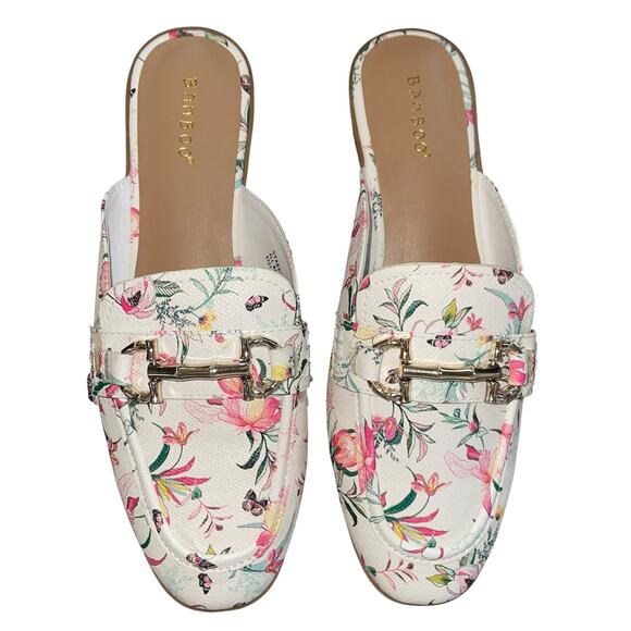 BAMBOO Shoes - Bamboo Mules Floral Printed